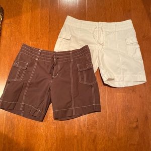 2 for 1 Athleta performance cotton shorts